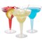 50 Clear Plastic Margarita Glasses, 12oz - Heavy Duty and Disposable for Parties